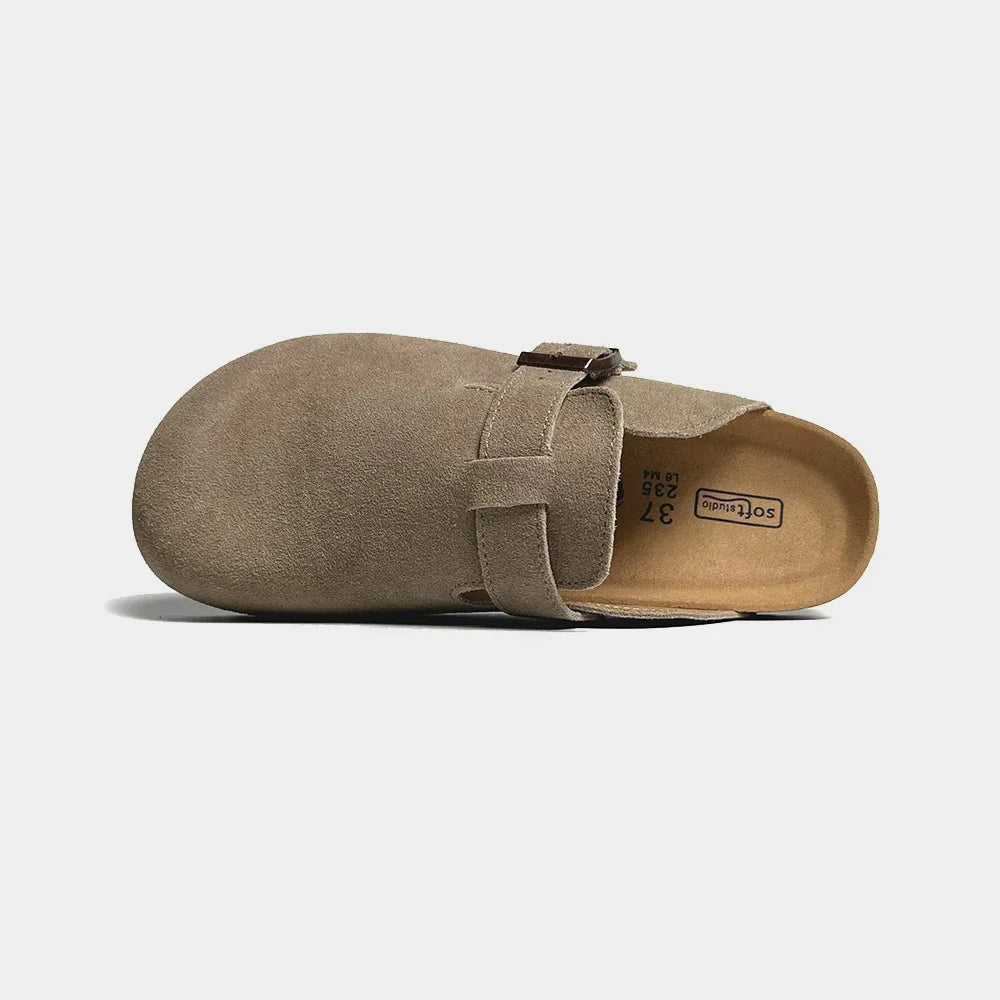 Serene / Premium Suede Slipper Sandals