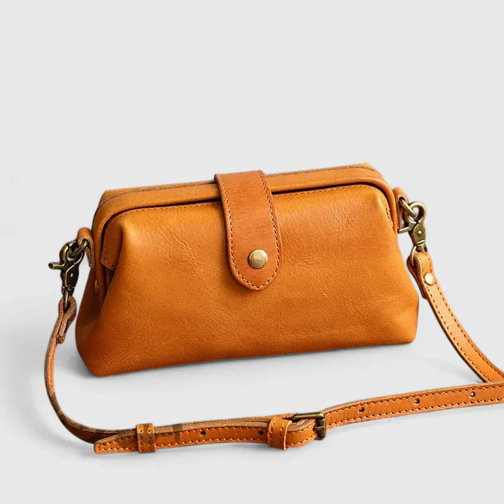 Structured Shoulder Bag Women Faux Leather Flap Snap Closure Crossbody