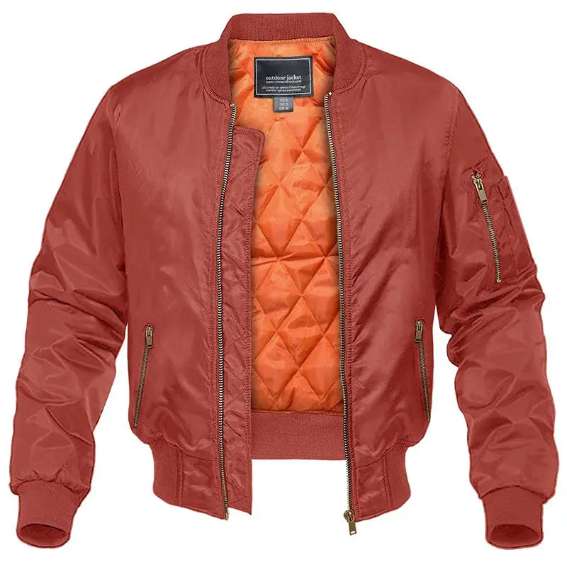 Fraser | Men's Quilted Bomber Pilot Jacket - product photo 4