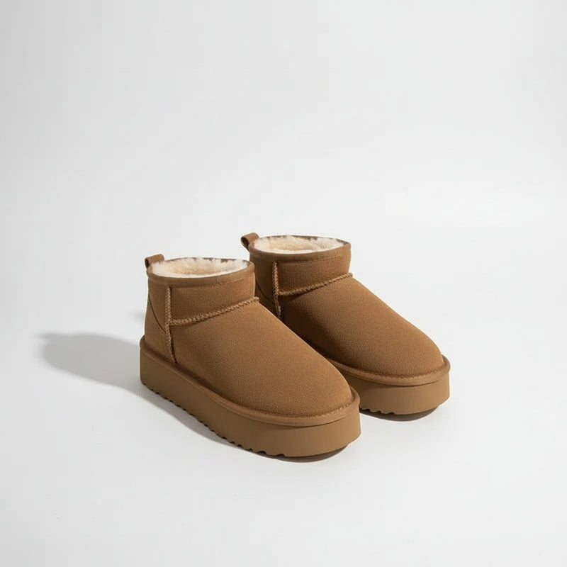 Anaïs / Women’s Suede Wool-Lined Winter Ankle Boots