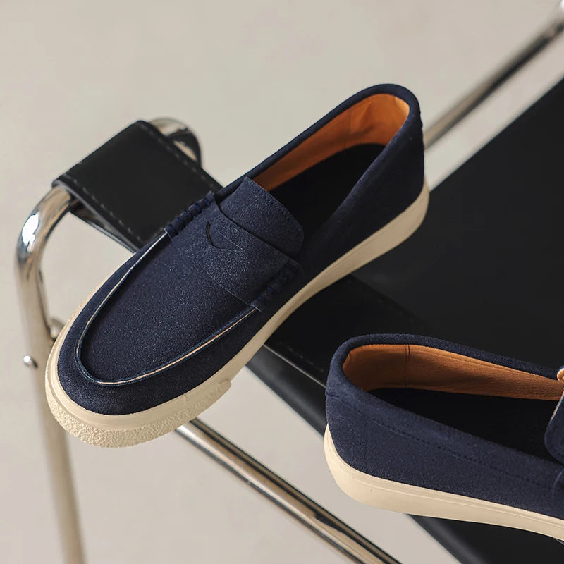 Classic Leather Low Loafers