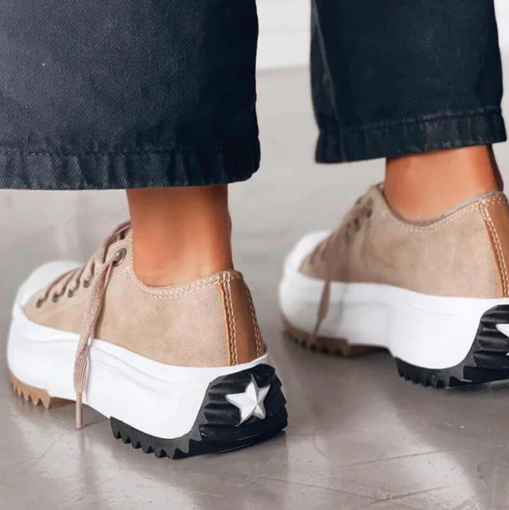 Sneakers Women's Canvas Fabric Platform Sole