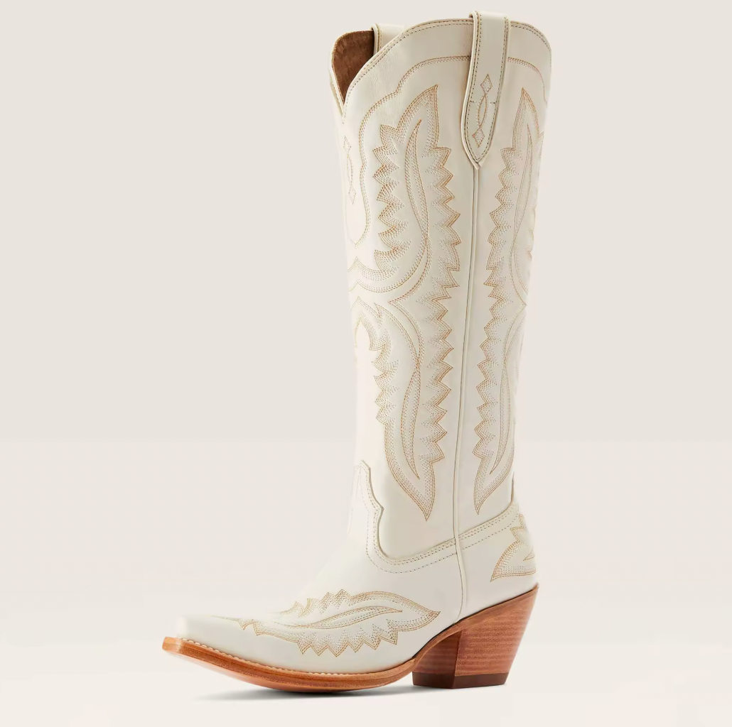 Valeska / Womenâs Knee-High Western Boots with Zipper Closure