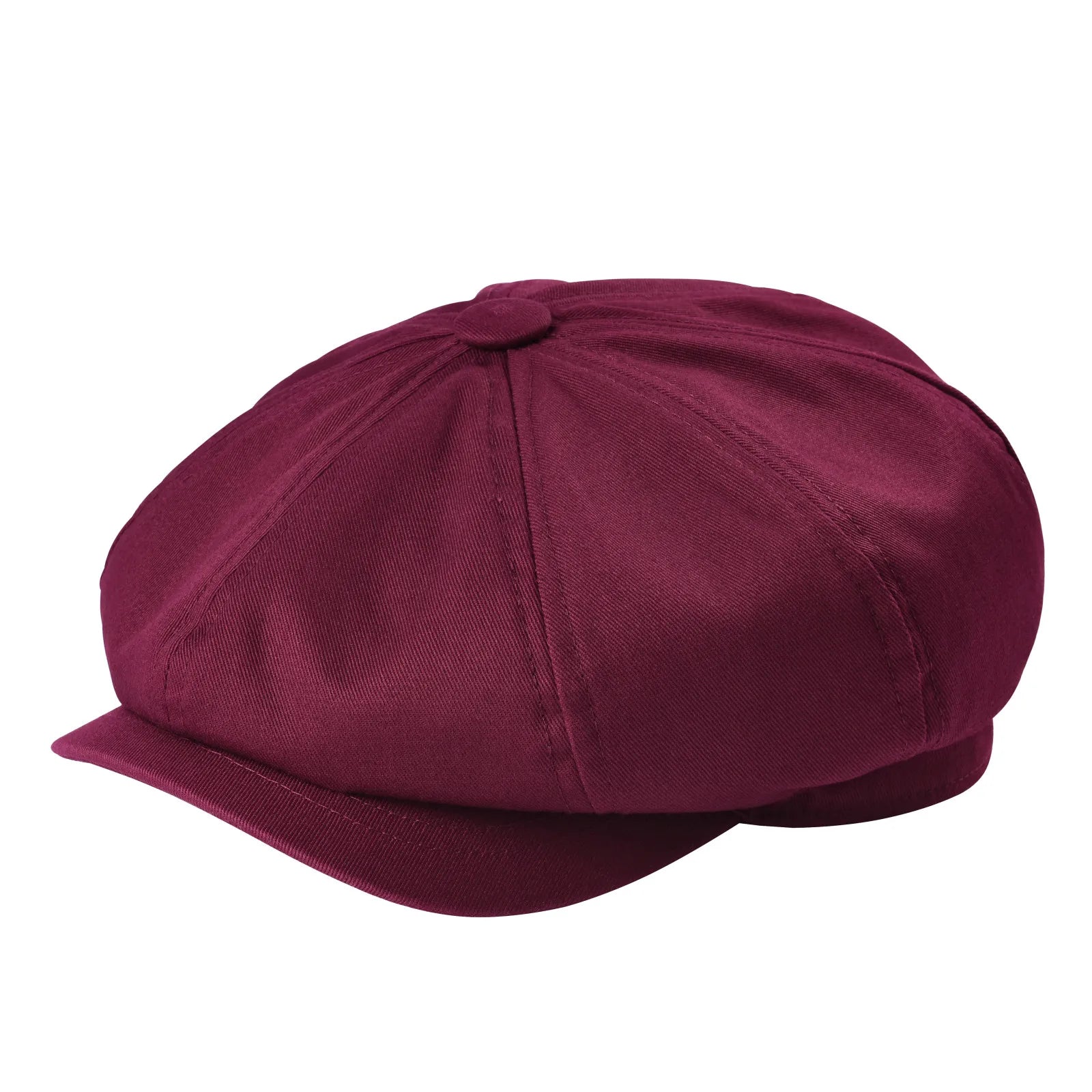 Cap Twill Cotton Newsboy 8 Panel Flat Ivy