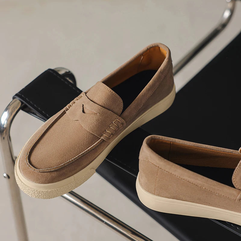 Classic Leather Low Loafers