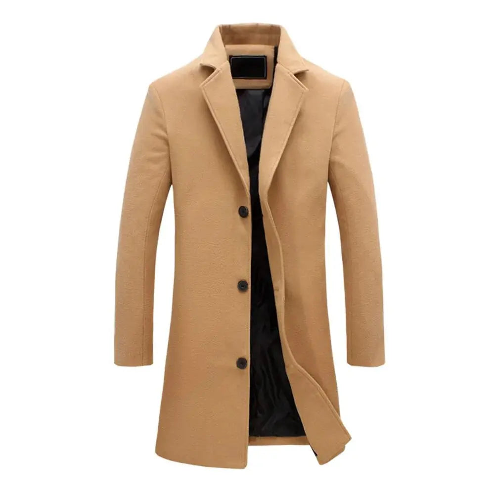 Benedict | Men's Full-Length Tailored Winter Overcoat source image 2