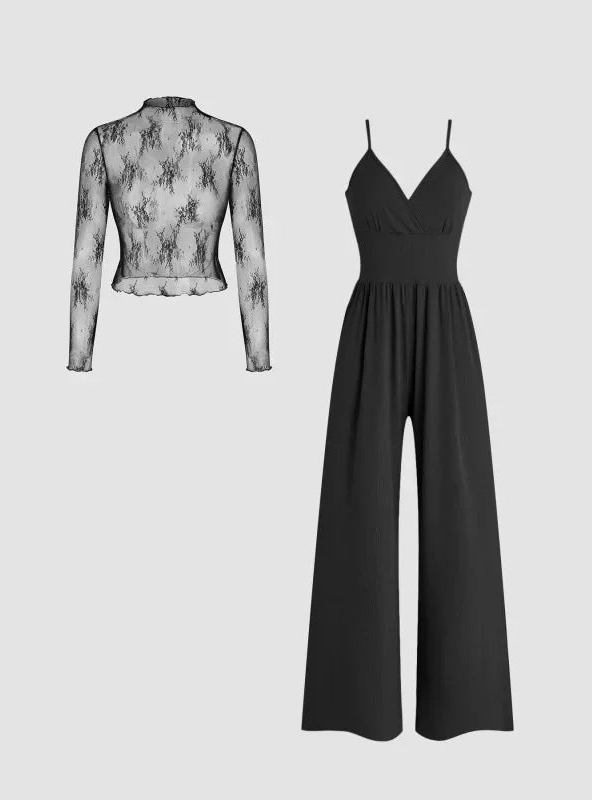Solange / Women’s Two-Piece Jumpsuit Set