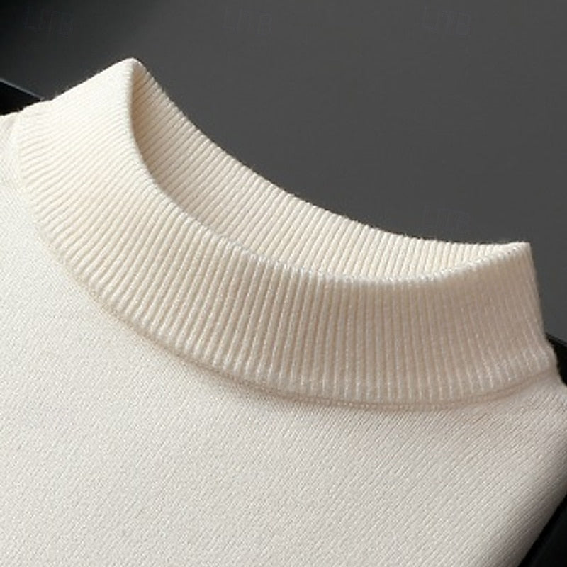 Eamon | Men's Ribbed High-Neck Jumper