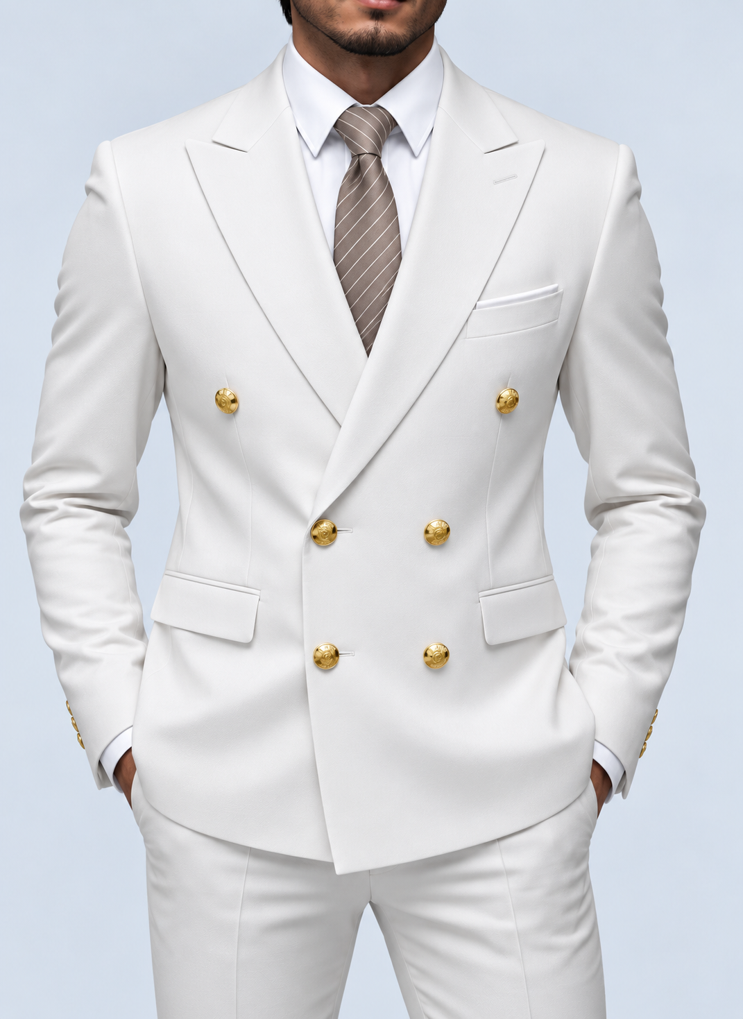 Sebastian | Men's Double-Breasted Suit Jacket