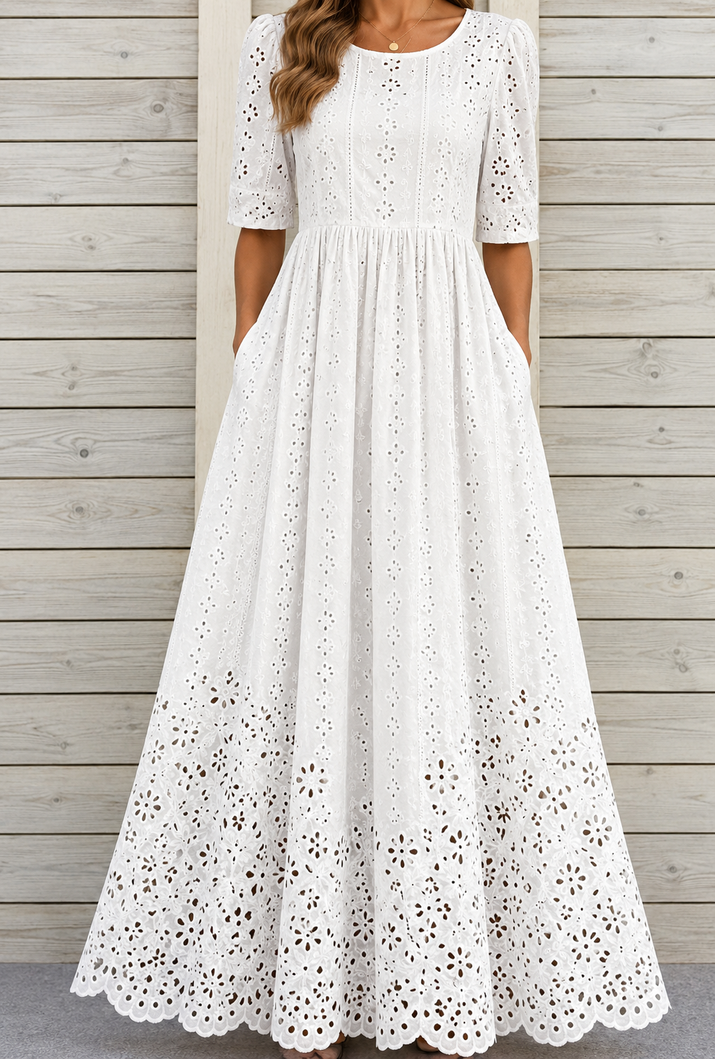 Ophelia | Women's Printed Floral Midi Dress