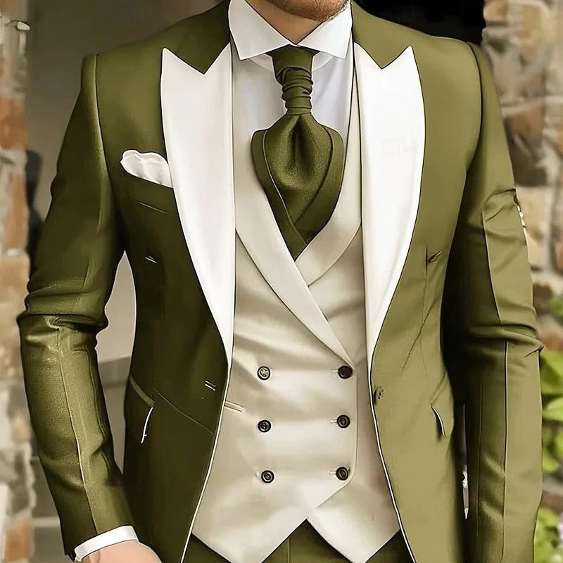 Samuel | Men's Double-Breasted Three-Piece Suit