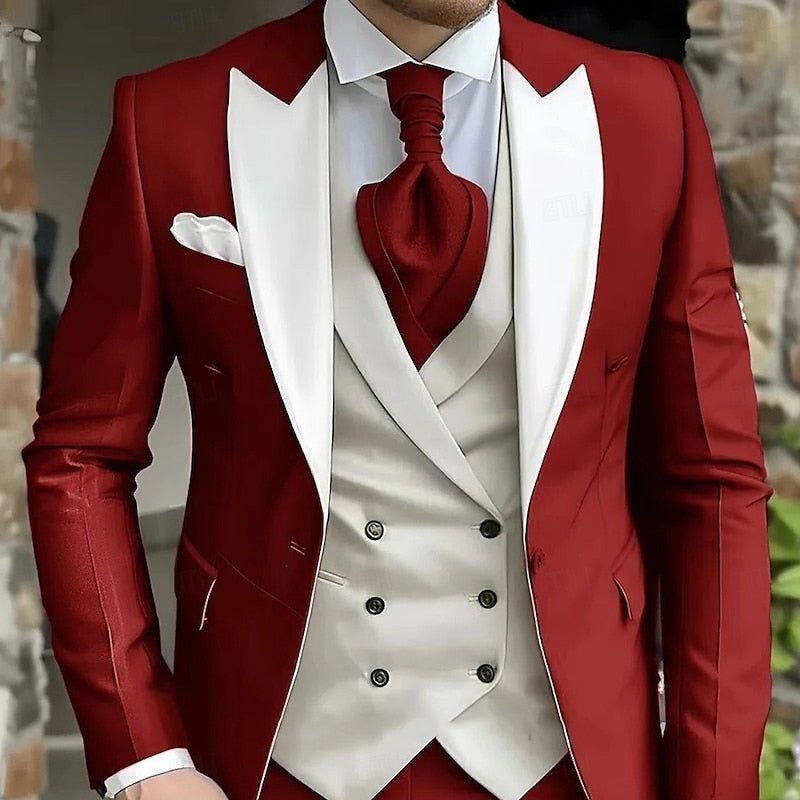 Samuel | Men's Double-Breasted Three-Piece Suit