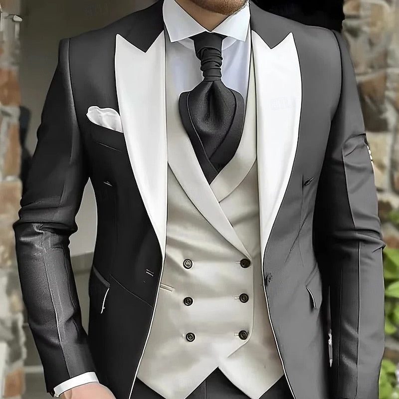 Samuel | Men's Double-Breasted Three-Piece Suit