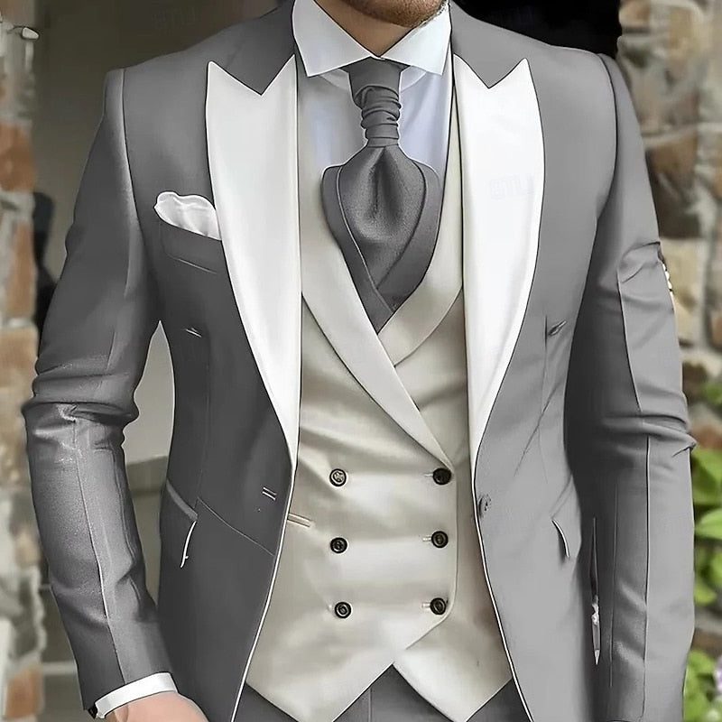 Samuel | Men's Double-Breasted Three-Piece Suit