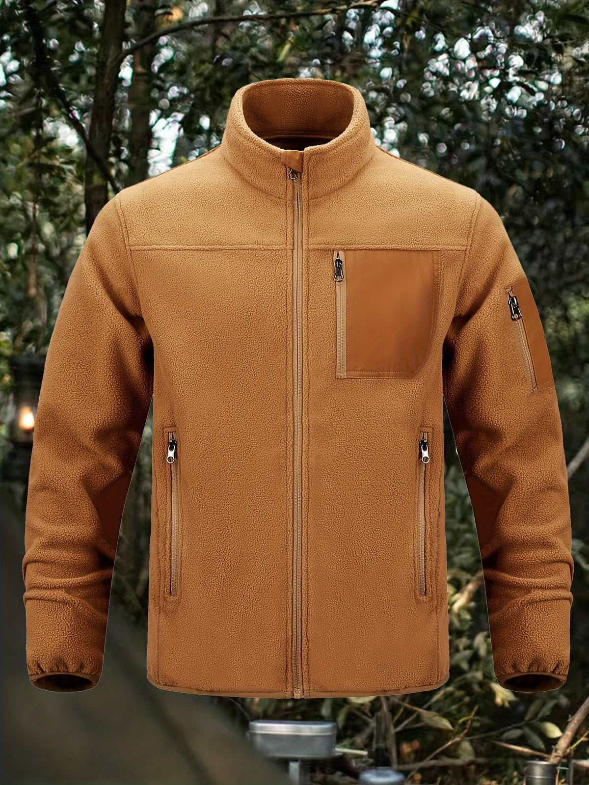Dashiell | Men's Full-Zip Outdoor Jacket with Stand Collar - image 2