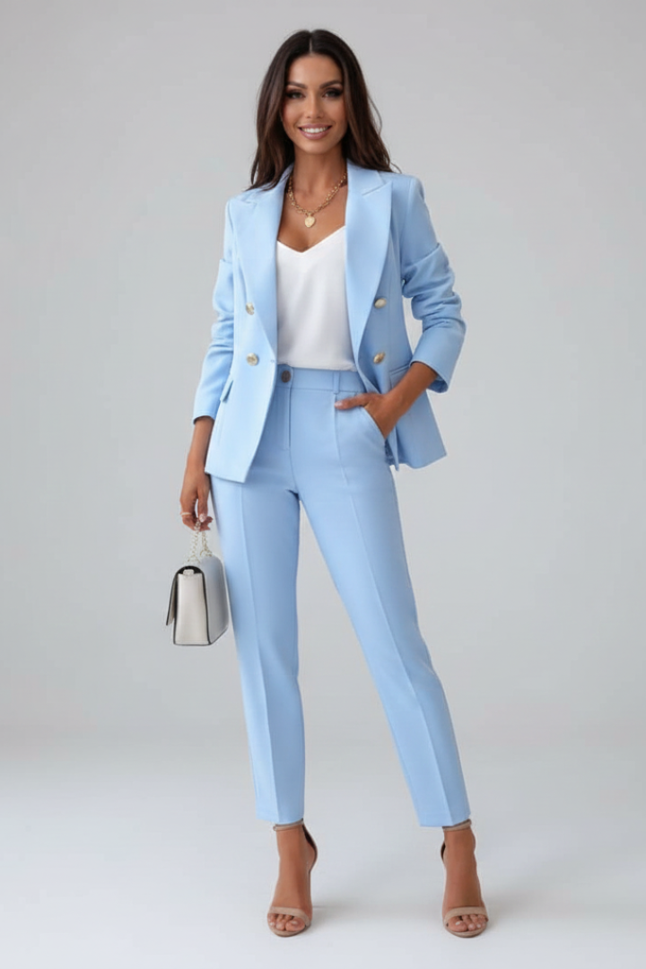 Adelaide | Women's Tailored Double-Breasted Blazer Set