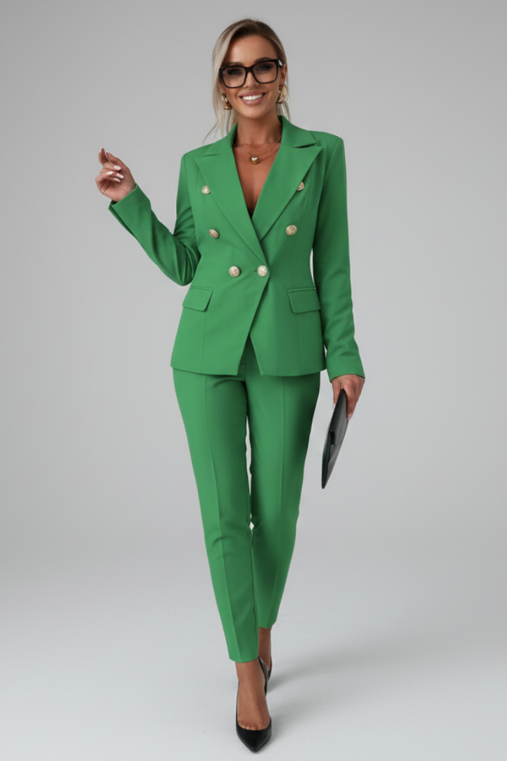 Adelaide | Women's Tailored Double-Breasted Blazer Set