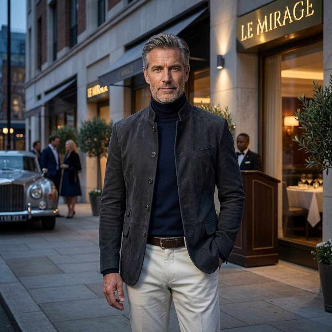 Lowell | Men's Modern Button-Front Cardigan