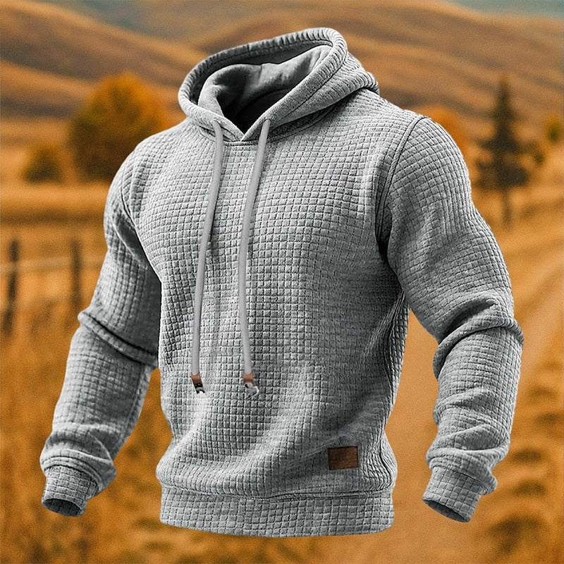 Louis | Men's Textured Pullover Hoodie
