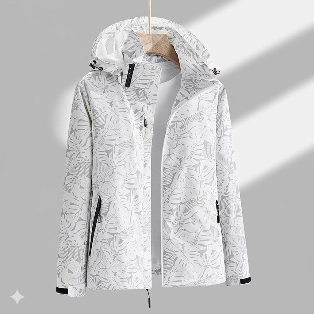 Women's Hooded Softshell Jacket with Zip Pockets