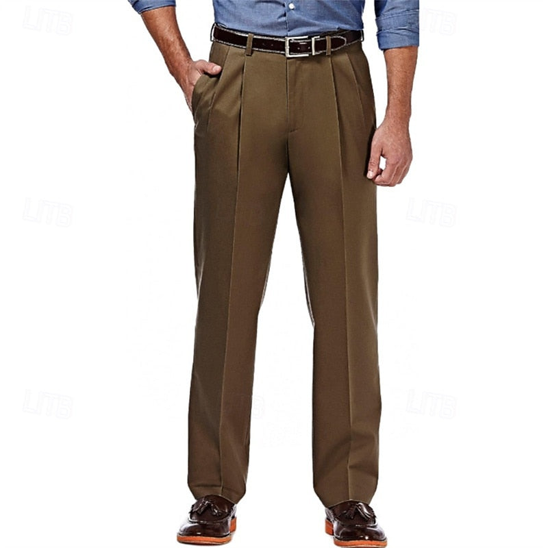 Colin | Men's Tailored Pleated Trousers