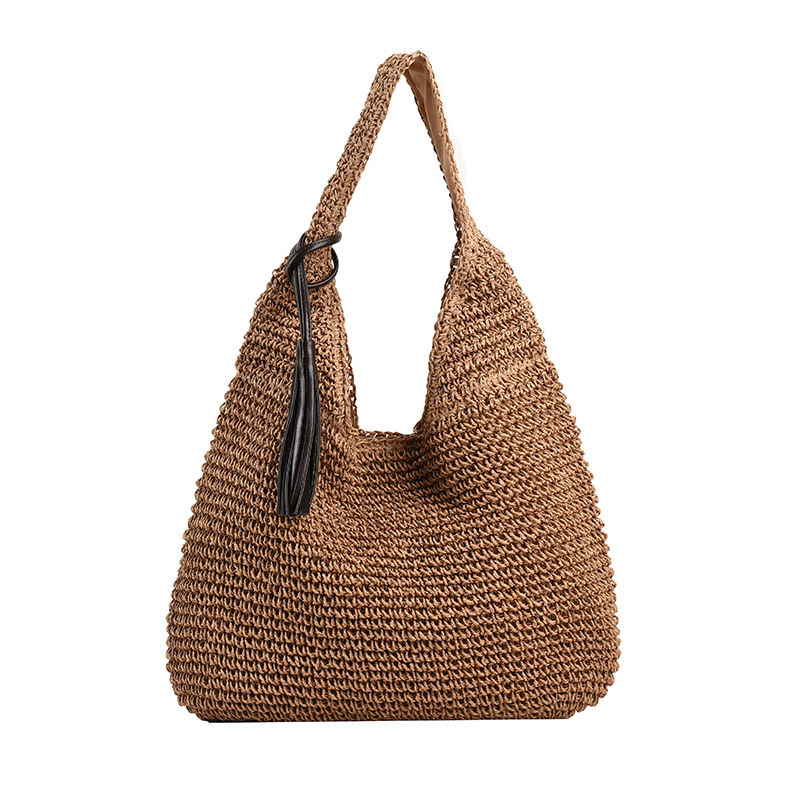 Lucy | Women's Handwoven Straw Shoulder Bag