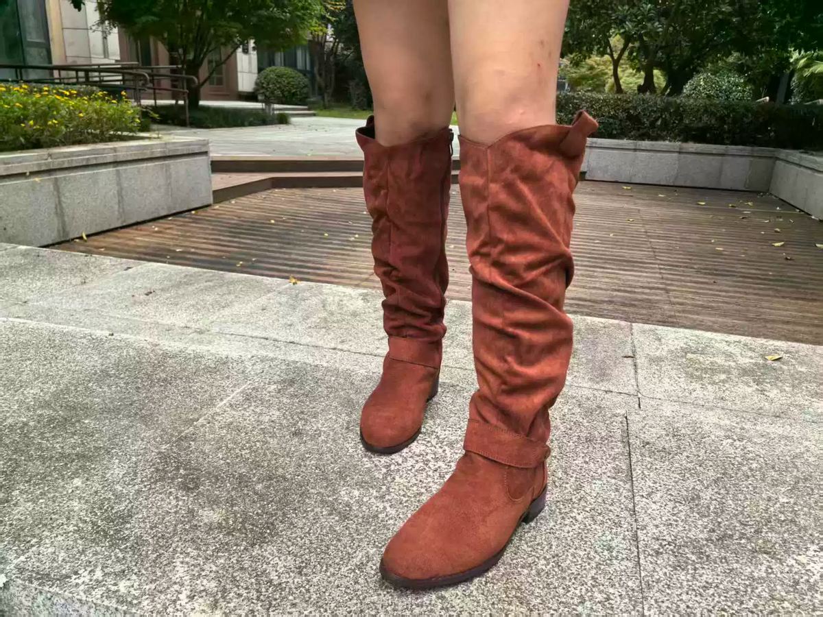 Imogen | Women's Suede Knee-High Boots