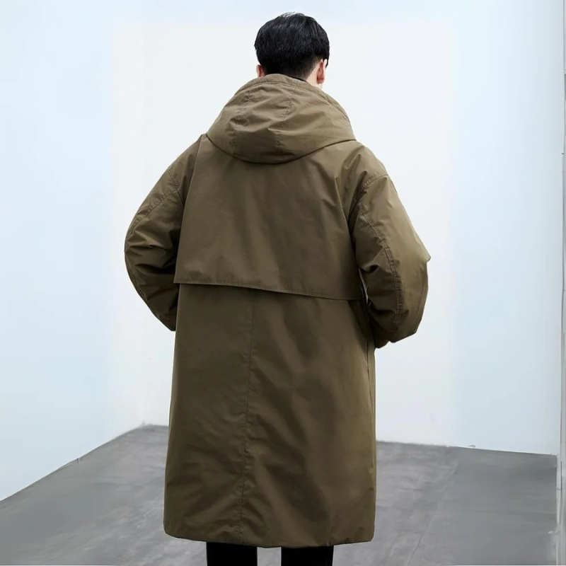 Harrison | Men's Longline Hooded Casual Coat original product image 3