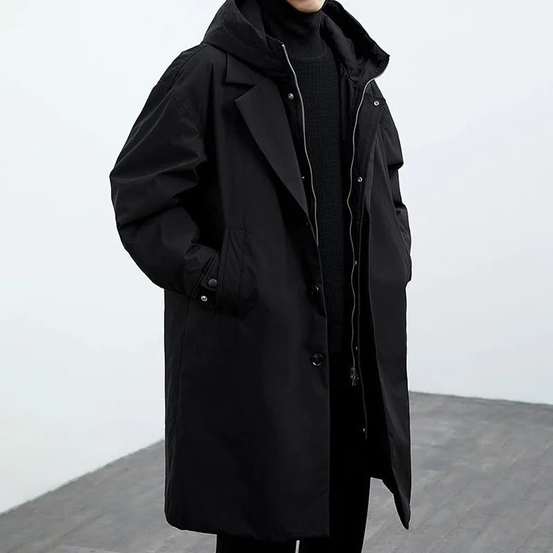 Harrison | Men's Longline Hooded Casual Coat original product image 4