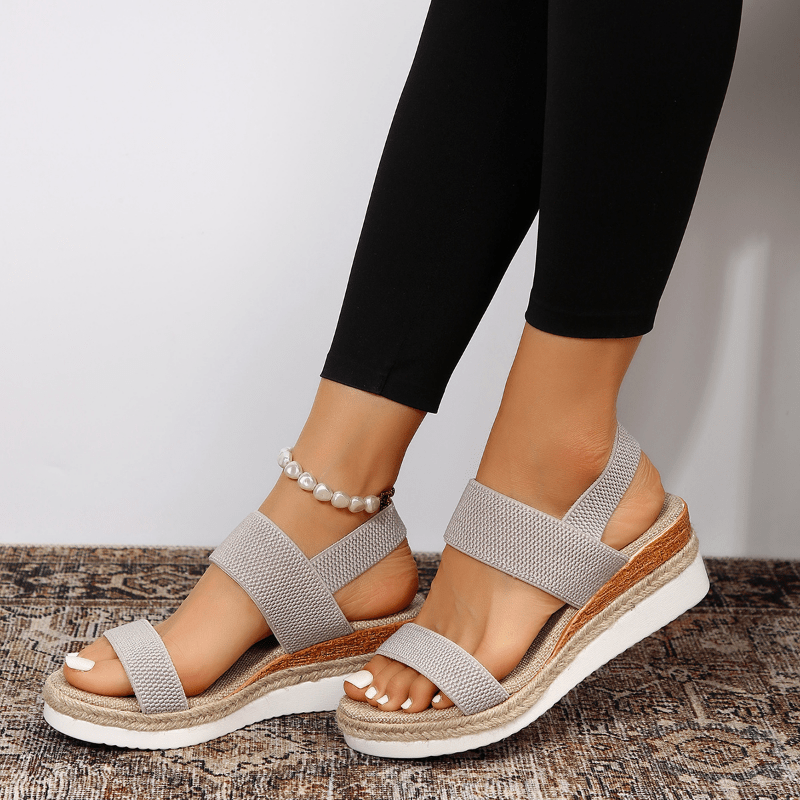 Women's Sandal Elastic Strap Platform Lightweight