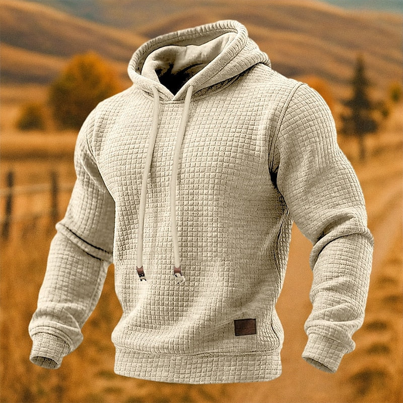 Louis | Men's Textured Pullover Hoodie