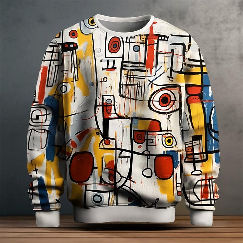 Edward | Men's Print Crew-Neck Sweatshirt
