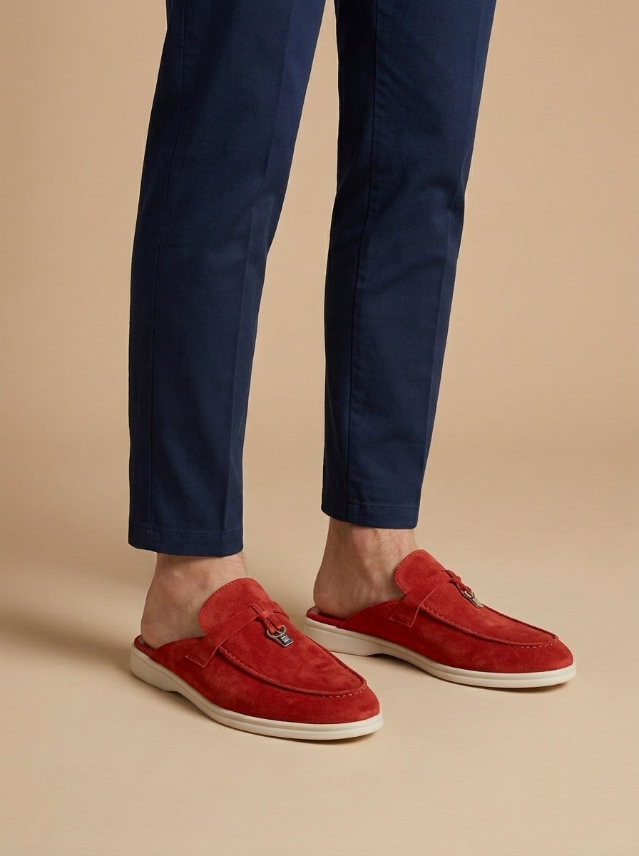 Loafers Men Suede Slip On Design