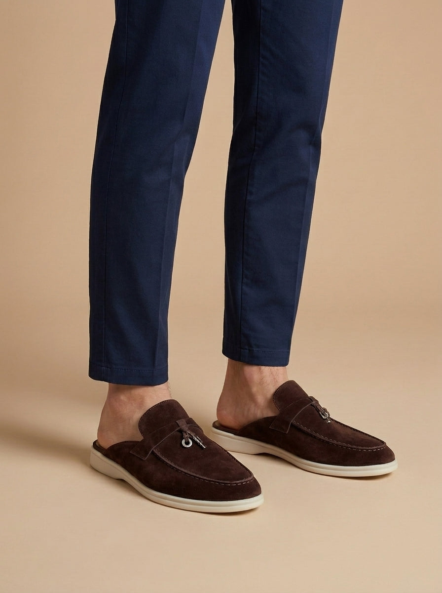 Loafers Men Suede Slip On Design