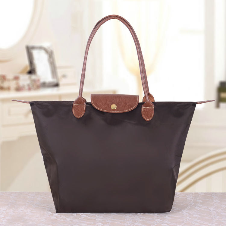 Women's Shoulder Bag Nylon Structured Tote Handles