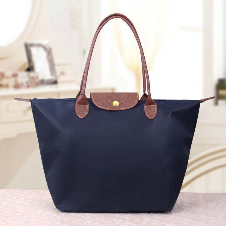 Women's Shoulder Bag Nylon Structured Tote Handles