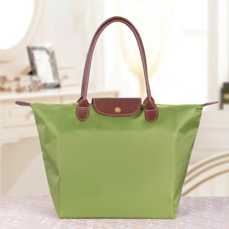 Women's Shoulder Bag Nylon Structured Tote Handles