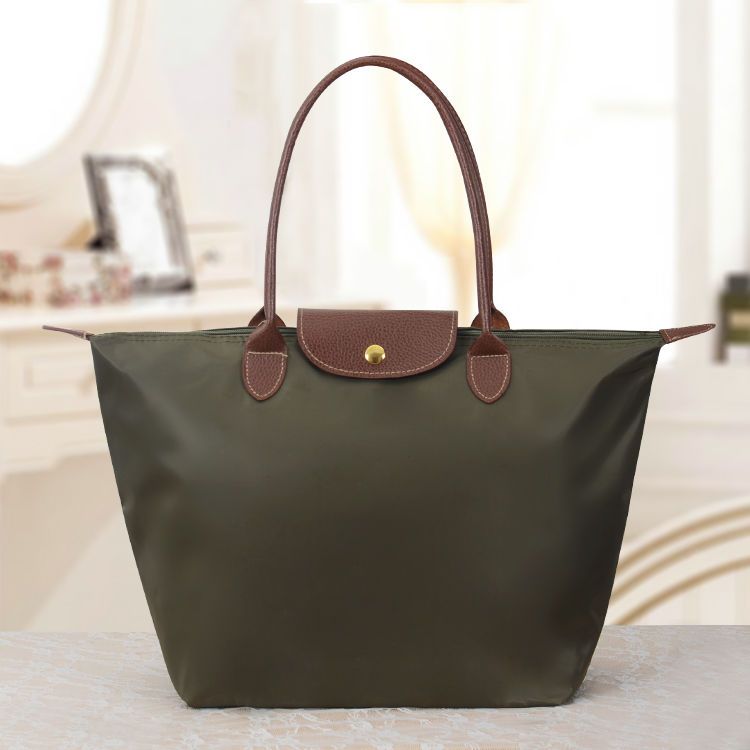 Women's Shoulder Bag Nylon Structured Tote Handles