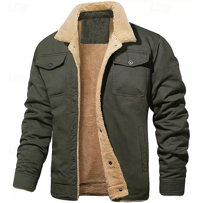 Fergus | Men's Rugged Lined Trucker Jacket