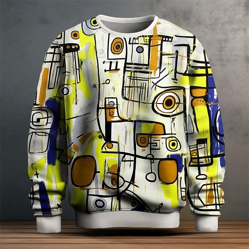 Edward | Men's Print Crew-Neck Sweatshirt
