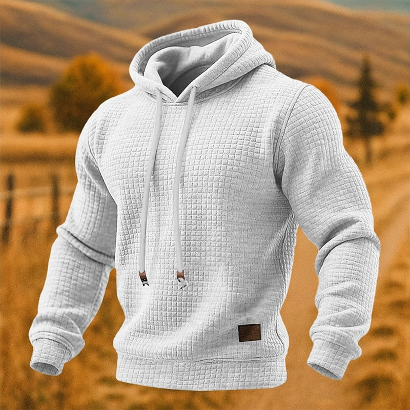 Louis | Men's Textured Pullover Hoodie