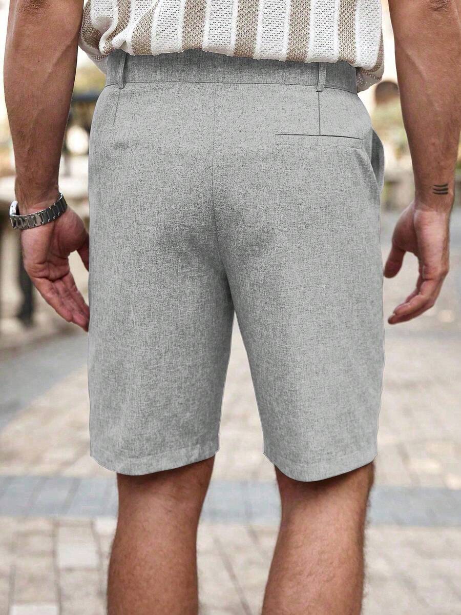 Torren / Men’s Khaki Casual Shorts with Drawstring Waist