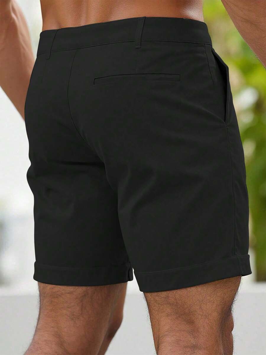 Torren / Men’s Khaki Casual Shorts with Drawstring Waist