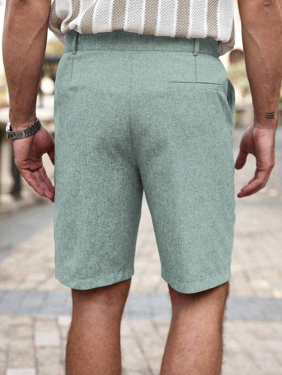 Torren / Men’s Khaki Casual Shorts with Drawstring Waist