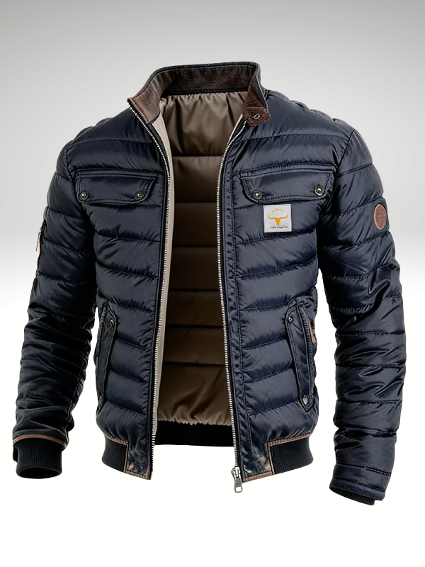 Torin | Men's Quilted Stand-Collar Jacket - image 1