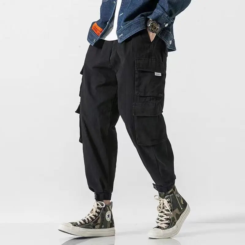 Wallace | Men's Tapered Cargo Trousers with Flap Pockets – original product image 9