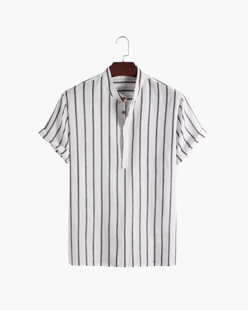 Bari / Men’s Striped Sailor Polo Shirt