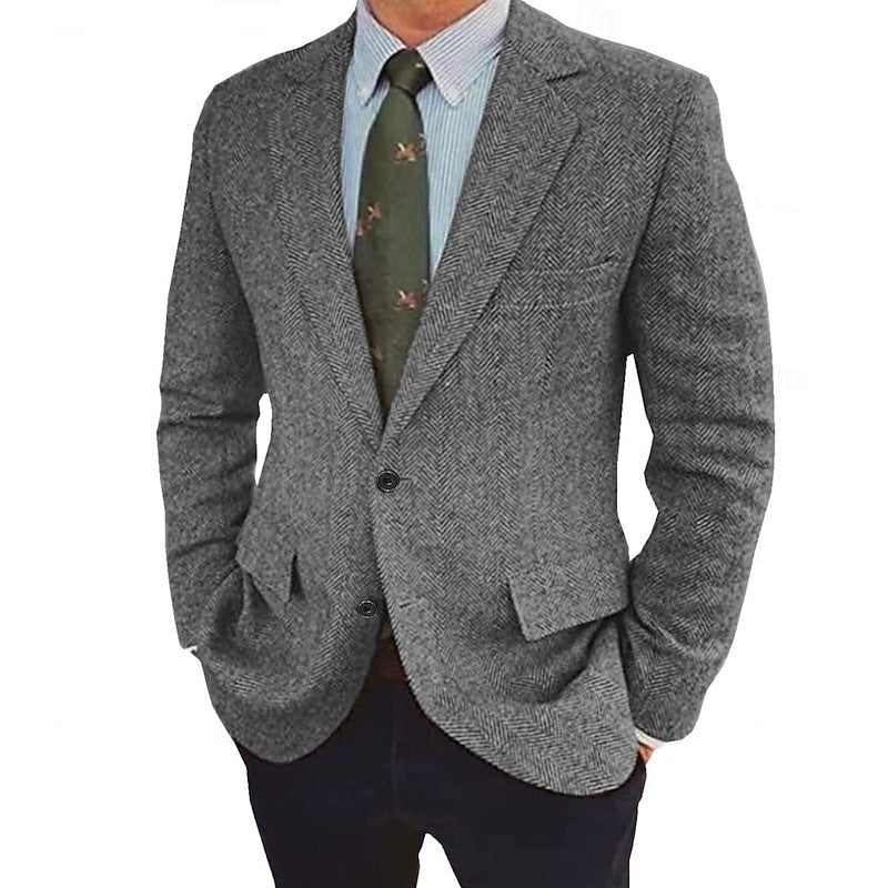 Edmund | Men's Retro Single-Breasted Two-Button Jacket – product image 8