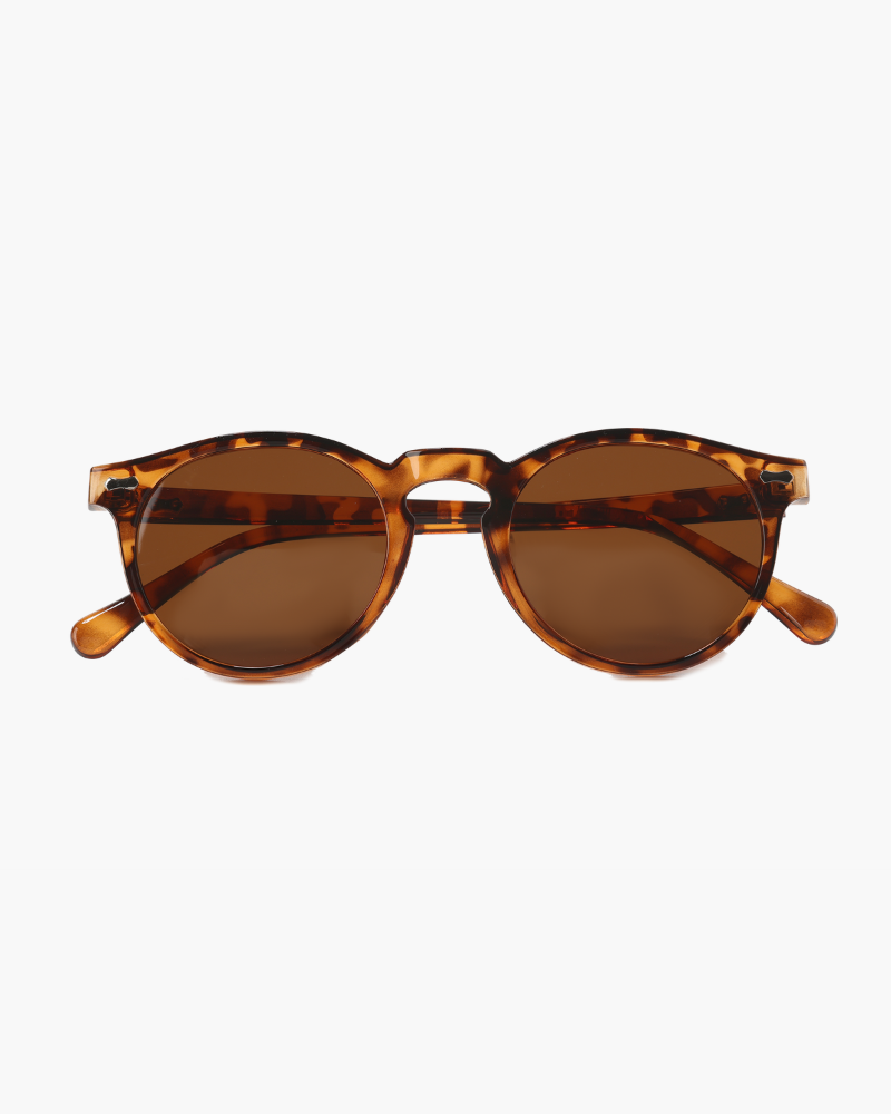 Sunglasses Men's Acetate Round Frame Design