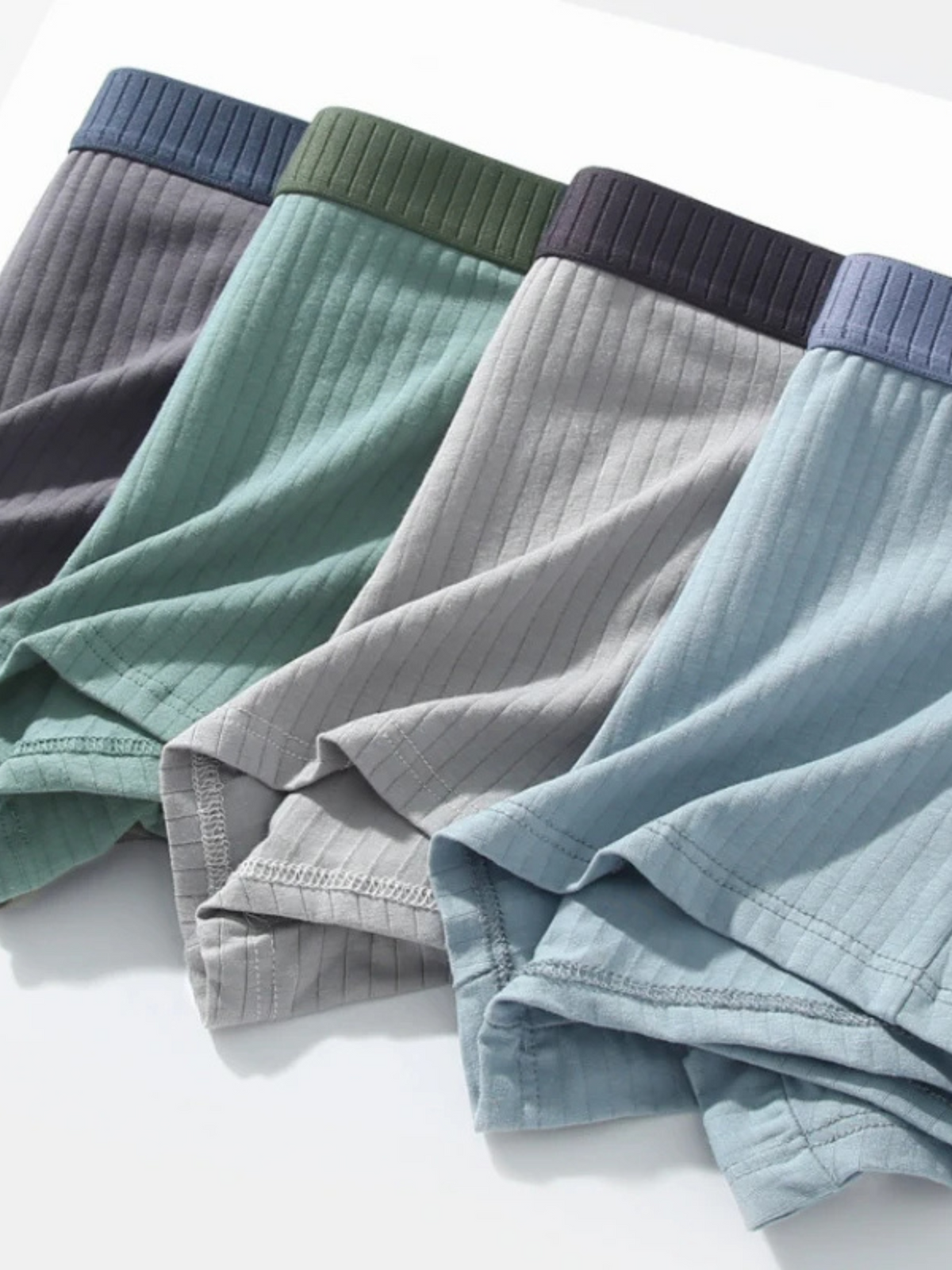 Amos | Men's Ribbed Boxer Briefs Six-Pack